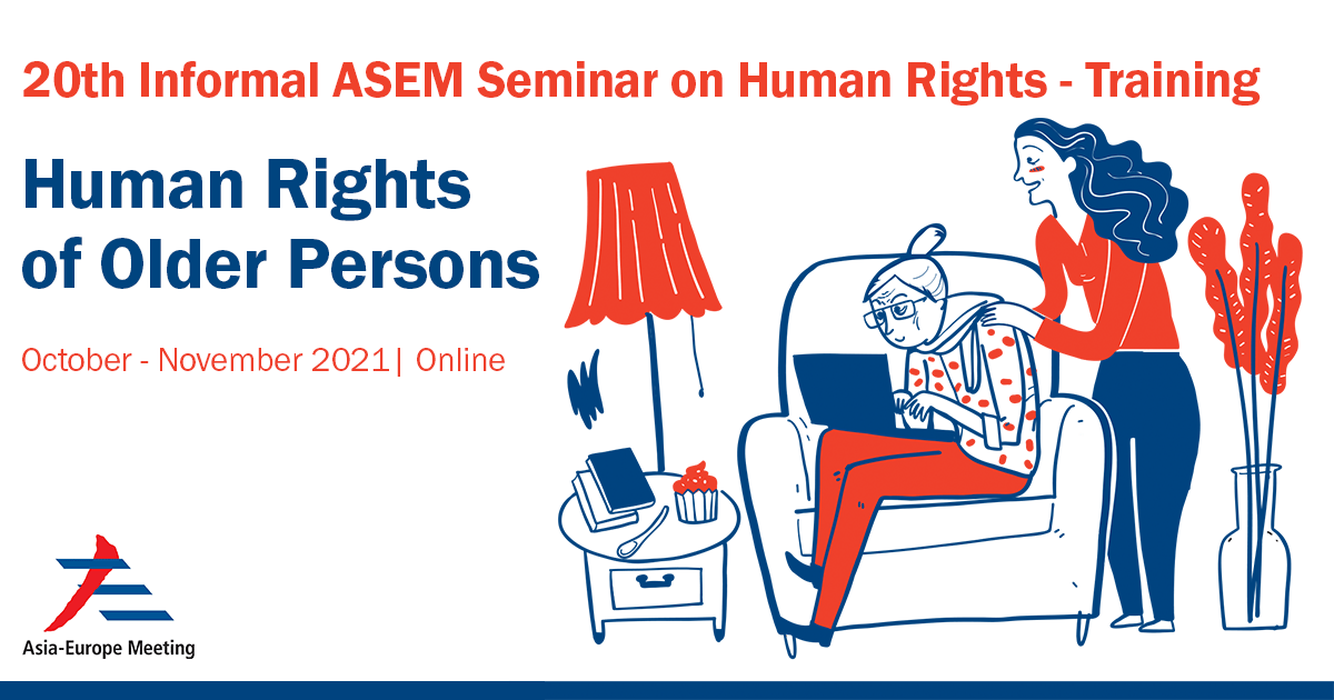 AGAC was selected in July by ASEF as the organisation to design and deliver training on the human rights of older persons.